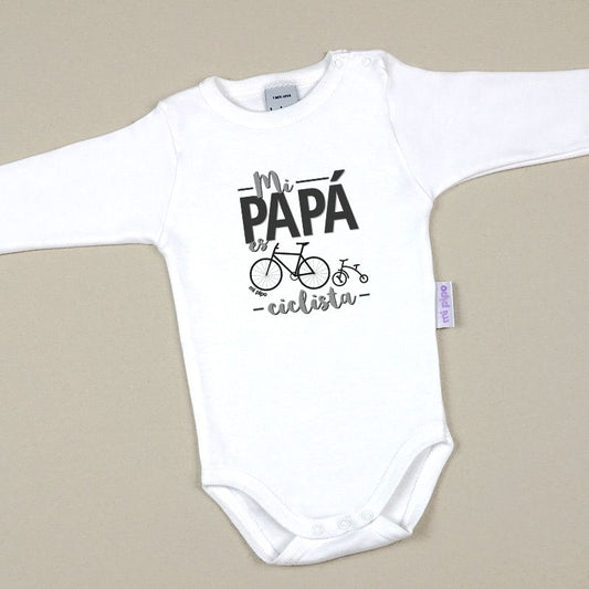 Babidu Body Divertido "Mi Papá es ciclista"