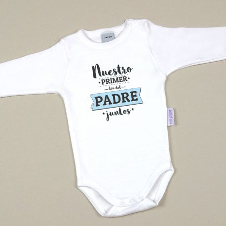 Babidu Body Divertido "Nuestro primer día del Padre juntos"