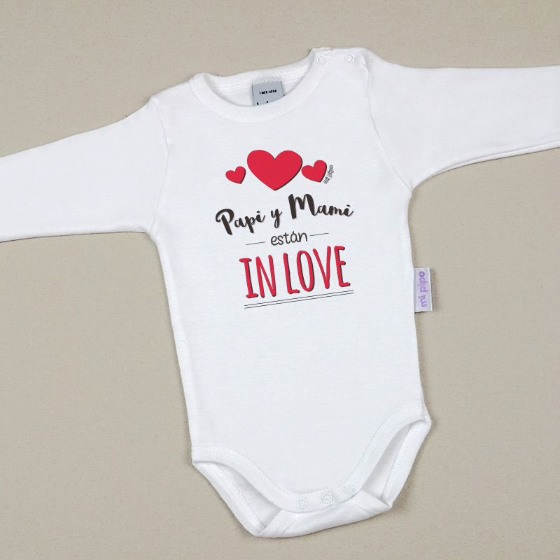 Body San Valentín "Papi y Mami estan In Love"