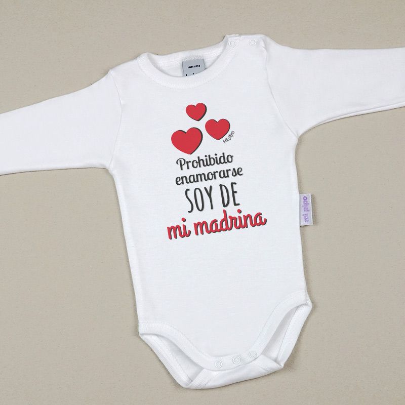 Babidu Body Divertido "Prohibido enamorarse, soy de mi Madrina"