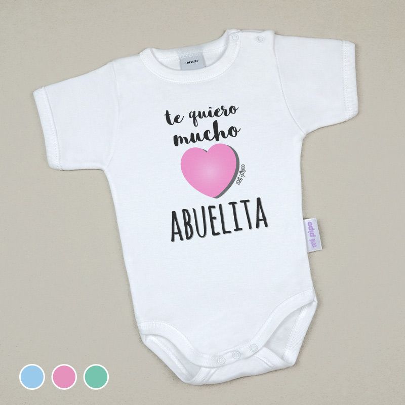 Babidu Body Divertido "Te quiero mucho Abuelita"