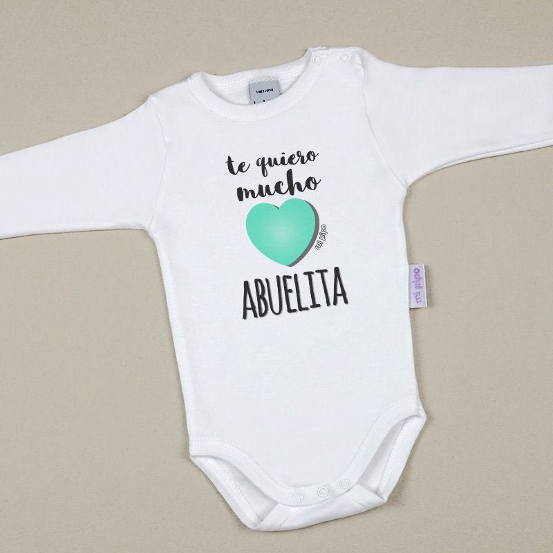 Babidu Body Divertido "Te quiero mucho Abuelita"