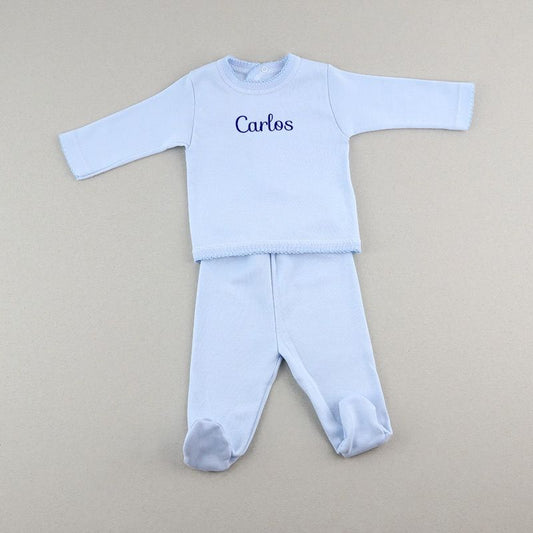 Babidu Set 2 Piezas Azul Personalizado 0m