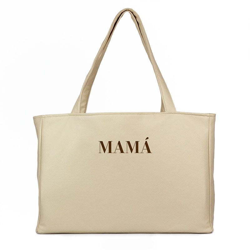 Bolso Shopper polipiel Beige personalizado