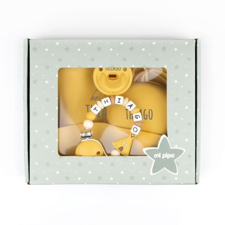 Cajita Gummy tipi mostaza personalizada