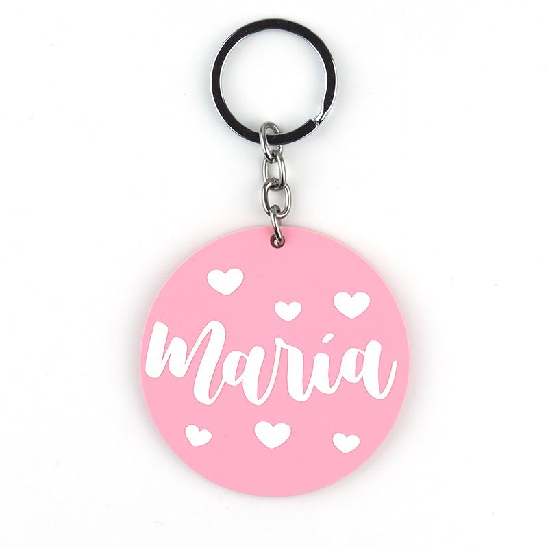 Llavero metacrilato personalizado color a elegir