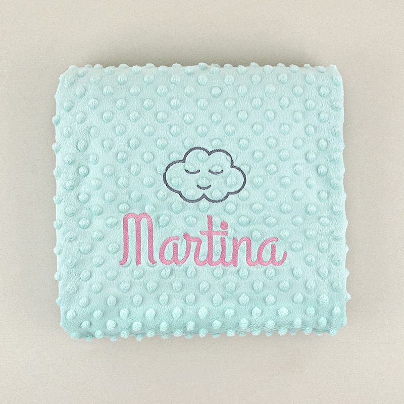 Manta Clásica Básica Menta (380 gr/m2) Personalizada