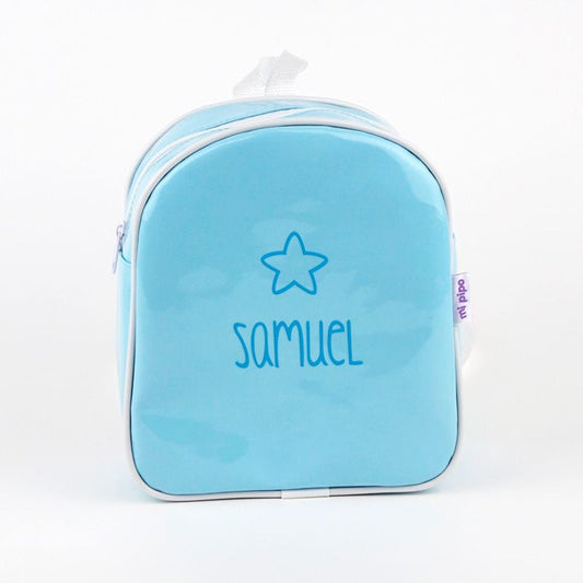 Mochila Gloss Azul Personalizada