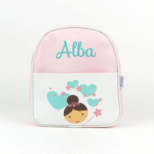 Mochila Hada Rosa Personalizada