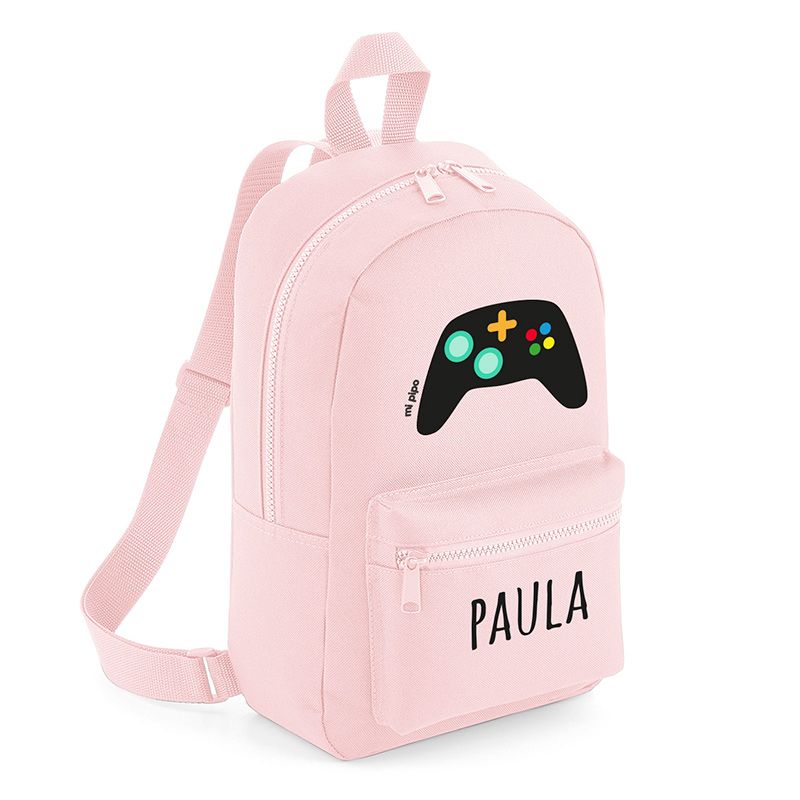 Mochila Medium Nylon Game Personalizada, color a elegir