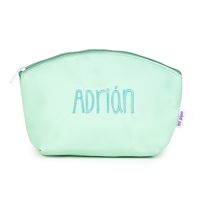 Neceser Polipiel Basic Menta Personalizado