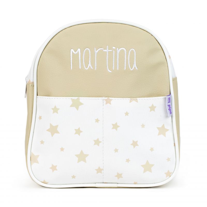 Mochila Estrellitas Personalizadas, color a elegir