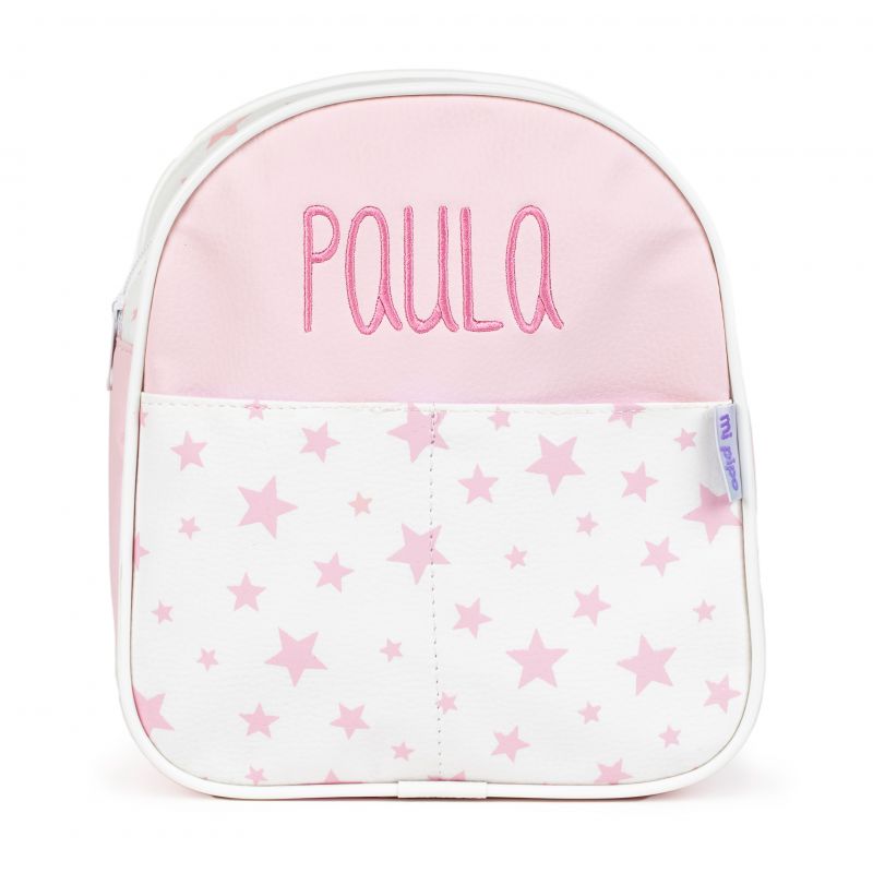 Mochila Estrellitas Personalizadas, color a elegir