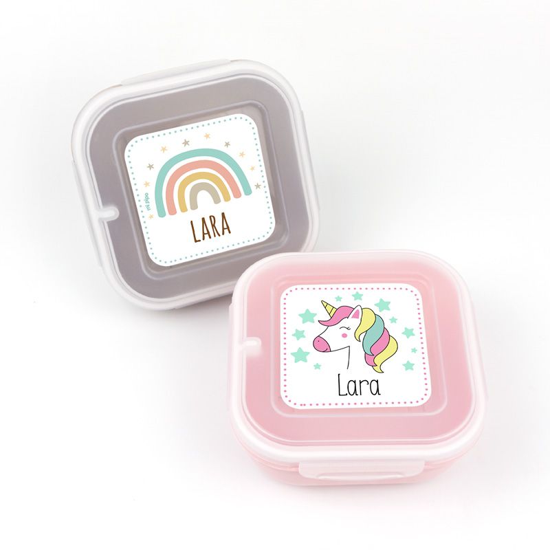Packs 2 Fiambreras Herméticas Personalizadas