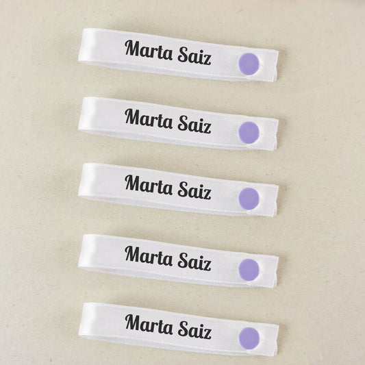 Pack 5 cintas para colgar ropa personalizadas