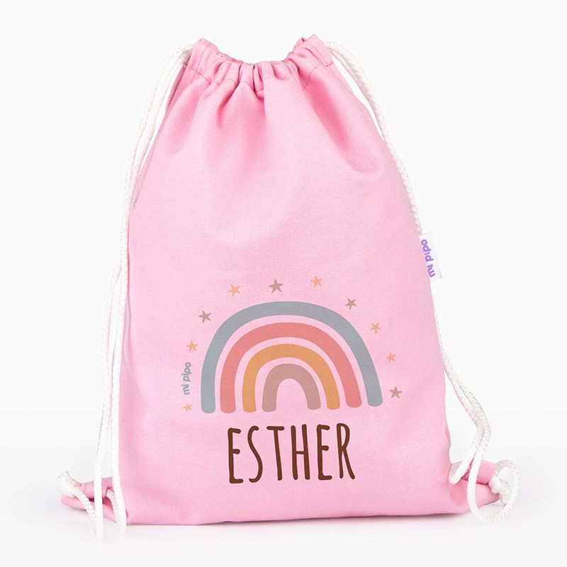 Petate Medium Lona Arcoíris Personalizado, color a elegir