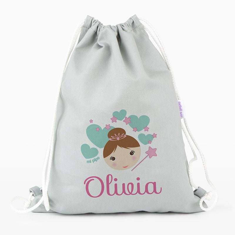 Petate Medium Lona Hada Personalizado, color a elegir