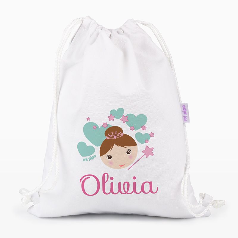 Petate Medium Lona Hada Personalizado, color a elegir