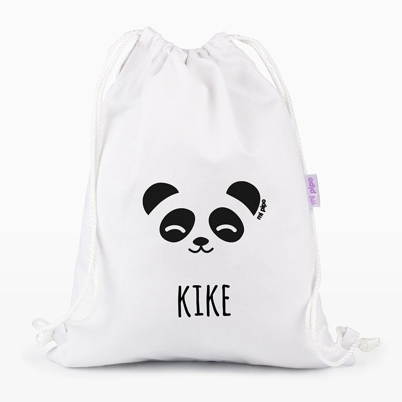 Petate Medium Lona Panda Personalizado, color a elegir