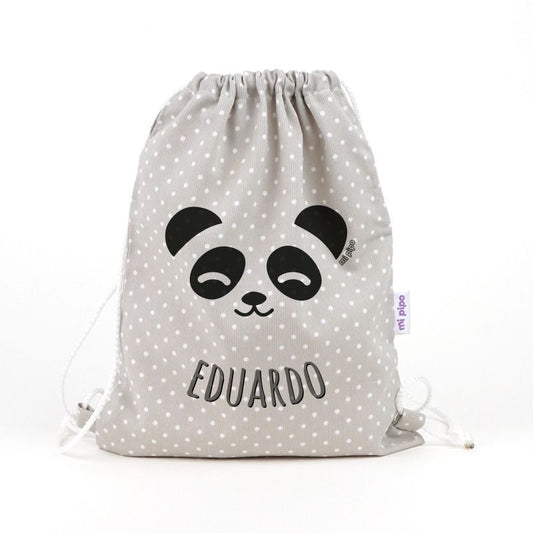 Petate Panda Gris Personalizado