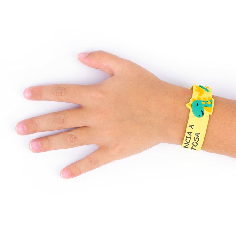 Pulsera Alergia/Intolerancia Personalizada Dinosaurio