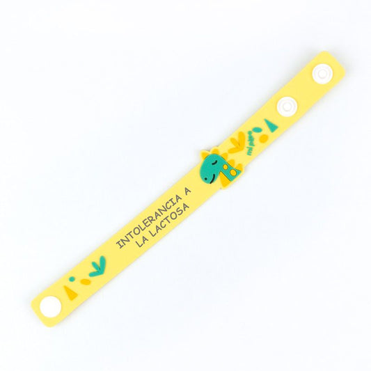 Pulsera Alergia/Intolerancia Personalizada Dinosaurio