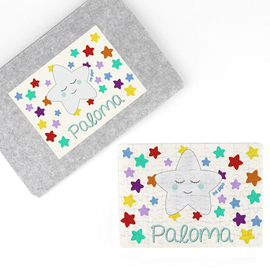 Puzzle + Estuche Estrella Sonrisa personalizado