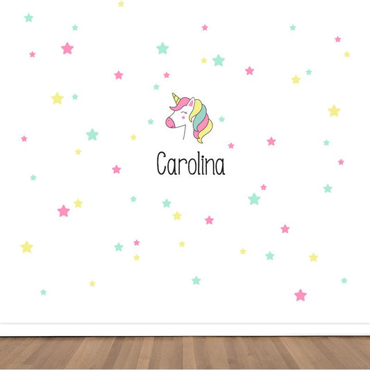 Vinilo decorativo Maxi Unicornio